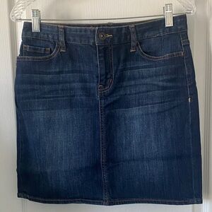 Tommy Hilfiger Dark Blue Denim Skirt